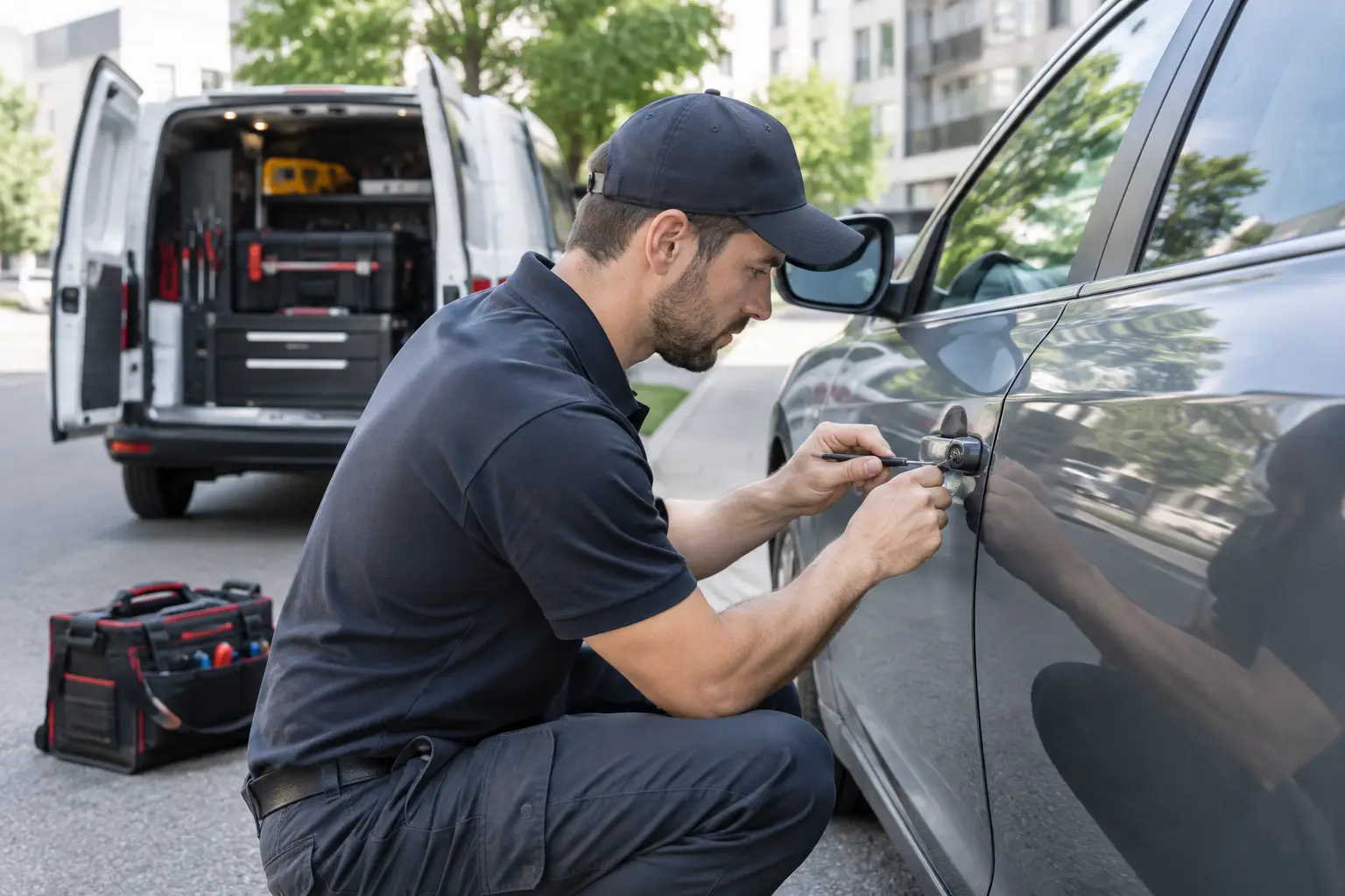 Mobilni ključar za auto - pomoć na adresi