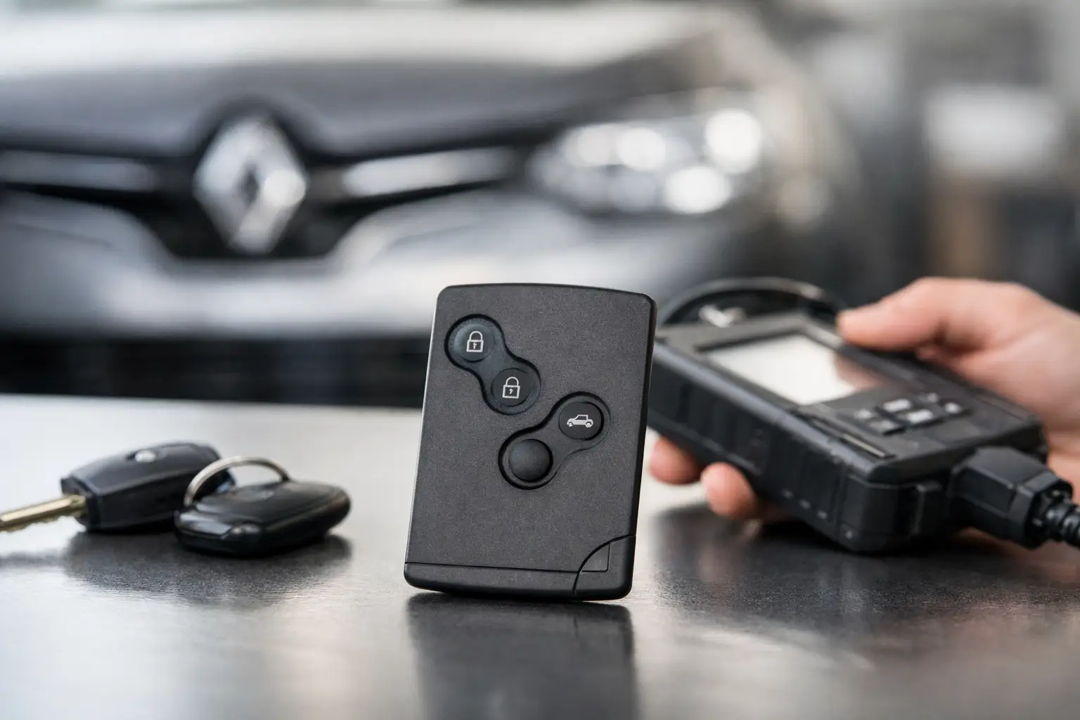 Renault kartice: kvarovi, zamena i programiranje
