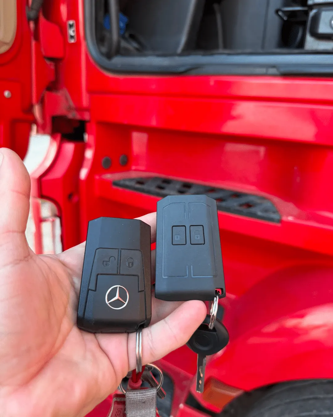 Izrada rezervnog ključa za Mercedes Actros - izlazak na teren - fotografija 6