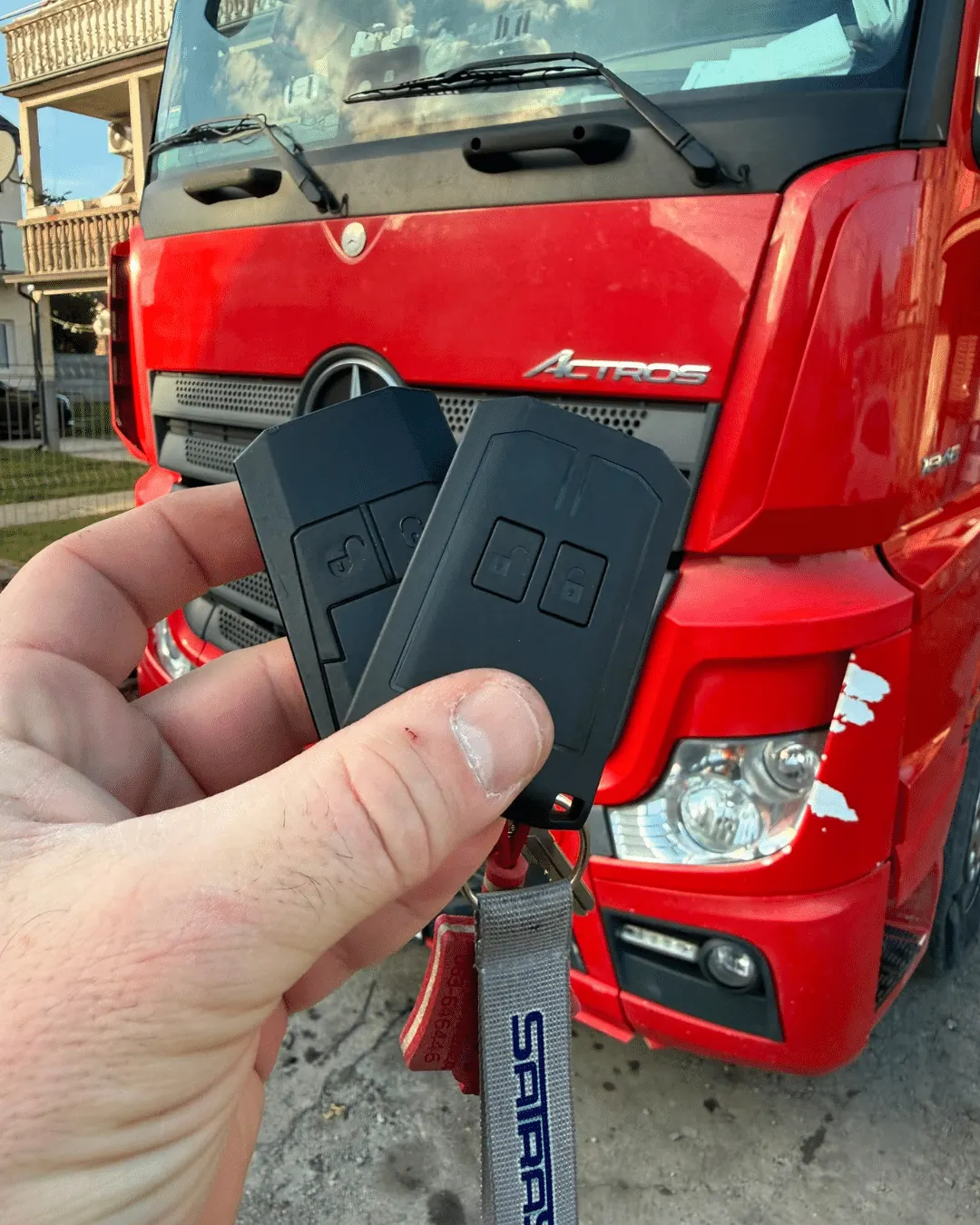 Izrada rezervnog ključa za Mercedes Actros - izlazak na teren - fotografija 1
