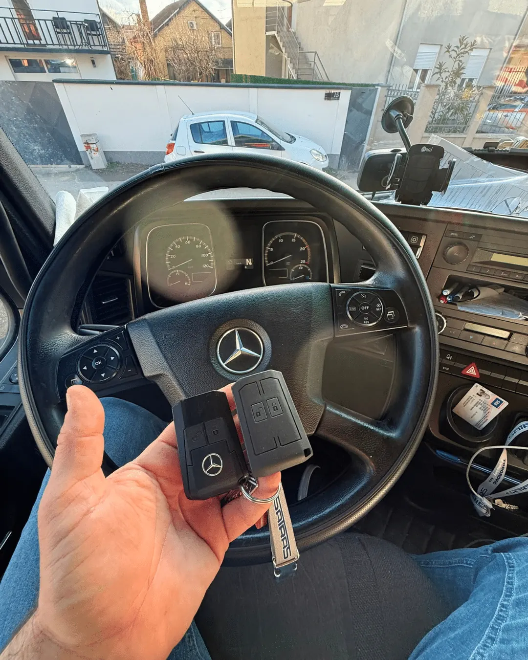 Izrada rezervnog ključa za Mercedes Actros - izlazak na teren - fotografija 3
