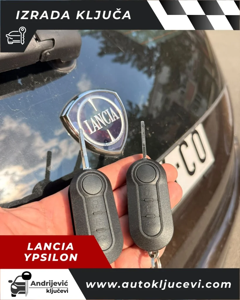 Lancia Ypsilon - izrada ključa - fotografija 9